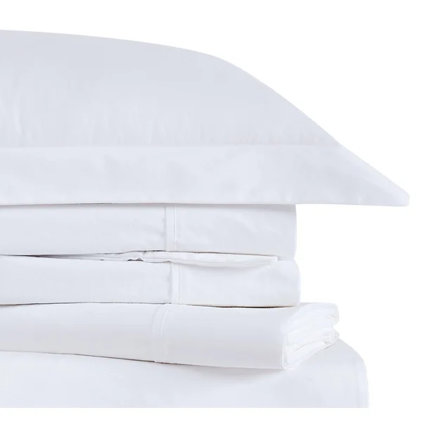 Brooklyn Loom Classic Cotton Ivory Full Sheet Set