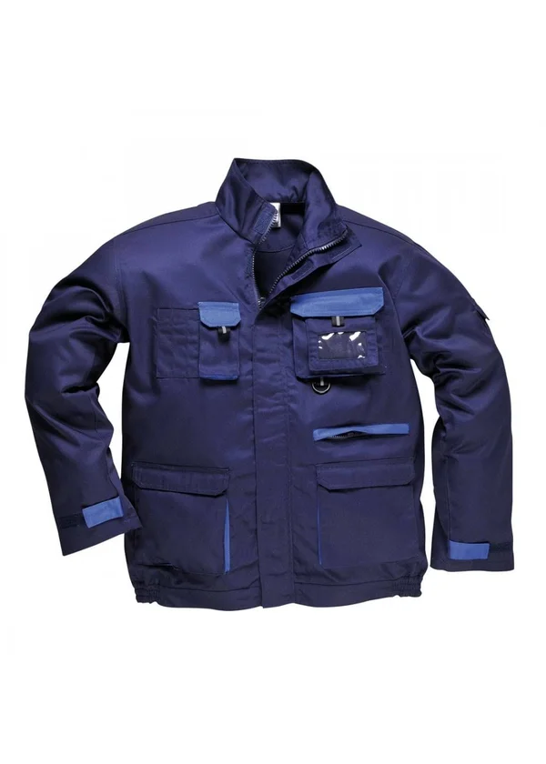 Portwest Texo Contrast Jacket TX10 Navy XL Colour: Navy, Size: XL