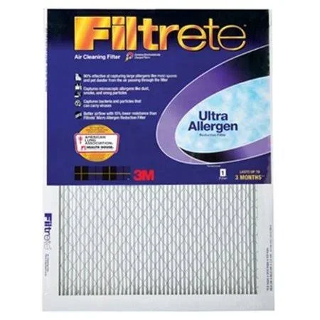 Filtrete Md20x20 1250 1500 Ultra Advanced Allergen Filter#44; Pack of 2, Size: 20 x 20, Gray, 20 x 20 x 1