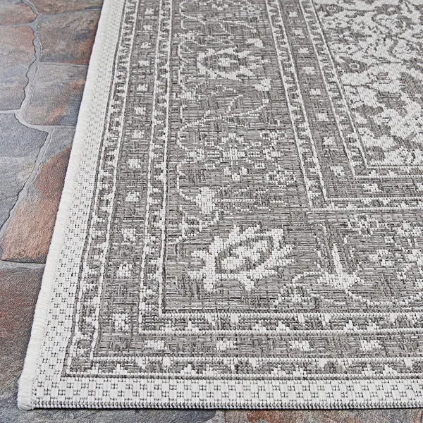 Couristan Marseille Carmoux Area Rug, Mushroom, 2&3x22 x 11&9x22 Runner
