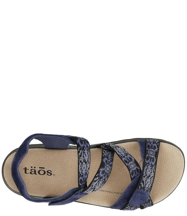 Taos Women's Zen Sandal Navy/Blue 7