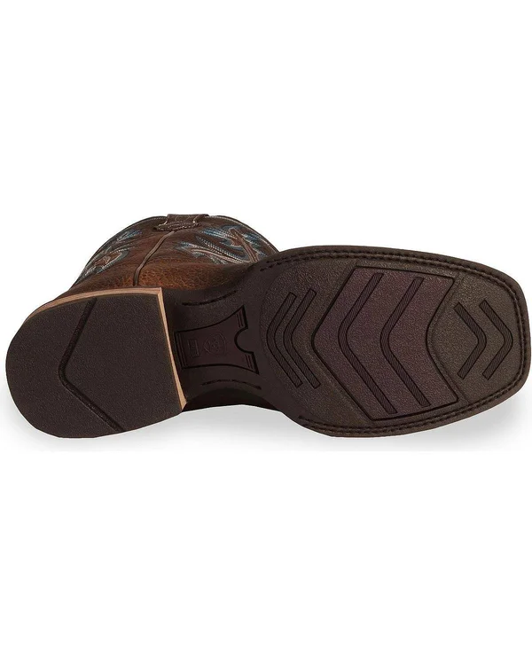 Ariat Mens Quickdraw Western Boots - Brown Oiled Rowdy