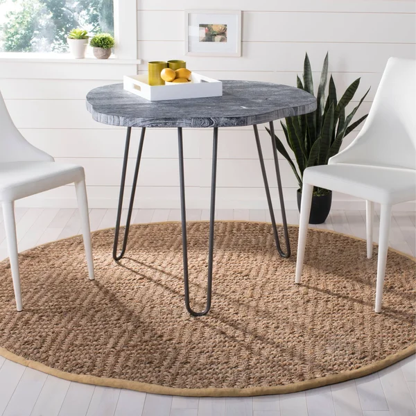 Safavieh Natural Fiber NF181C Natural - Black Rug 2&3x22 x 12& Runner