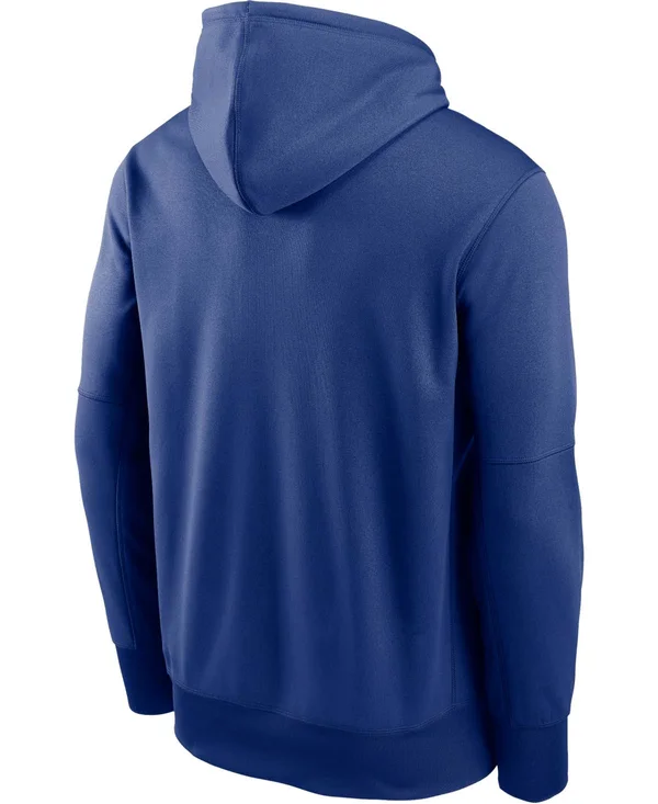 Men's Nike Royal Chicago Cubs Authentic Collection Therma Performance Pullover Hoodie
