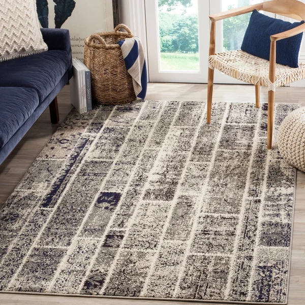 Safavieh Monaco MNC216G Grey/Multi 3& x 5& Area Rug