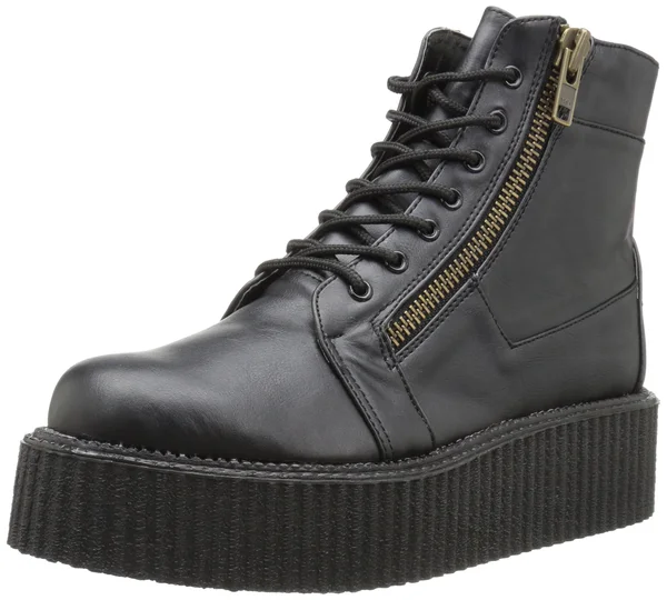 Demonia - V-CREEPER-571 10 - Black Vegan Leather