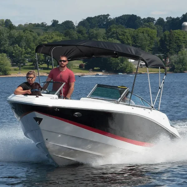 Taylor Made Hot Shot Bimini BoaTop - 6&L x 54x22H x91x22-96x22W, Navy 54705ON