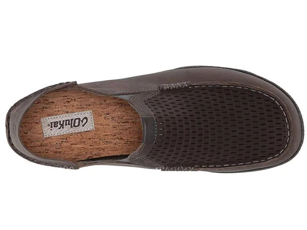 Olukai Men's Moloa Aho Shoes - Charcoal-Dark Shadow in Size 9.5