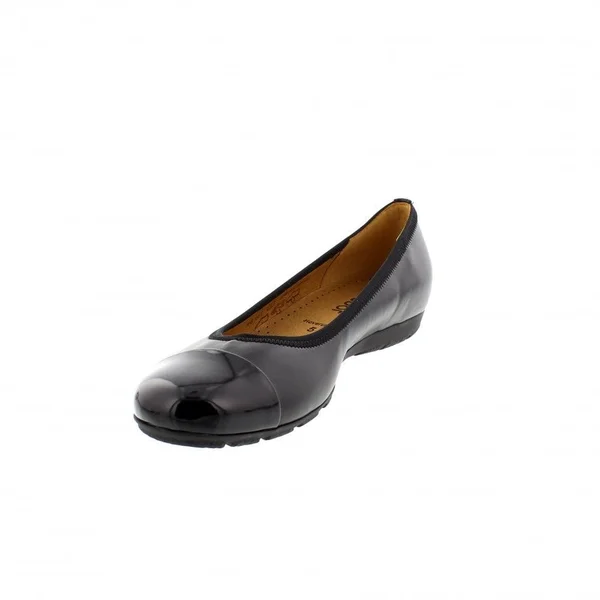 Gabor Raspa 64-161-57 Black Leather 5.5 UK Womens Pumps