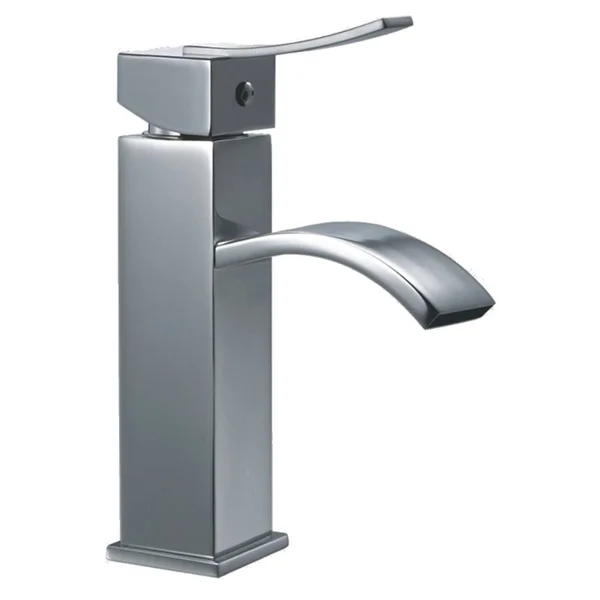 Dawn AB78 1258C Single-Lever Square Lavatory Faucet, Chrome