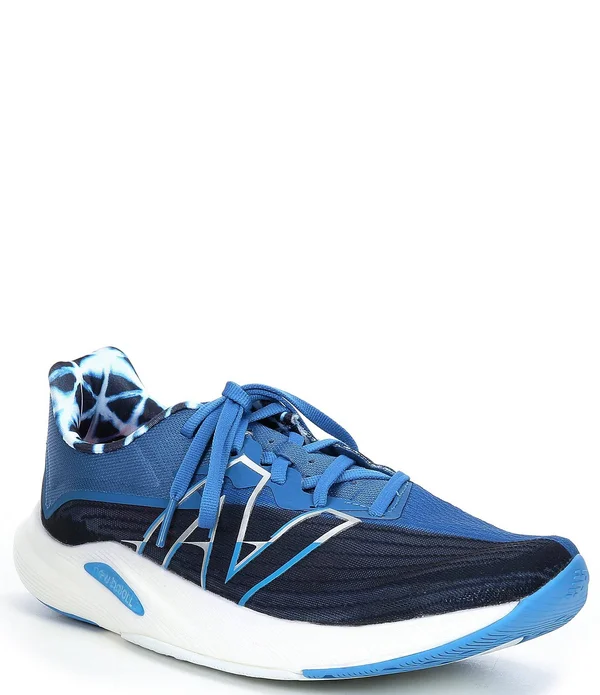 New Balance Men's FuelCell Rebel V2 Running Shoes - Blue/Red (Size 11.5)