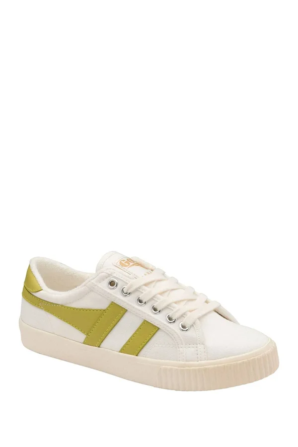 Gola Women's Tennis Mark Cox Sneakers, Off White/Citron