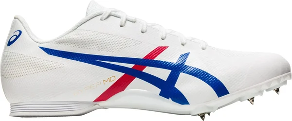 Asics Hyper MD 7 11, White/Red/Blue (Unisex)