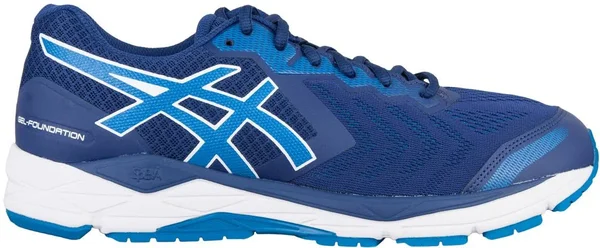 Asics Gel Foundation 13 Wide Fit (2E) Mens Running Shoes - Blue