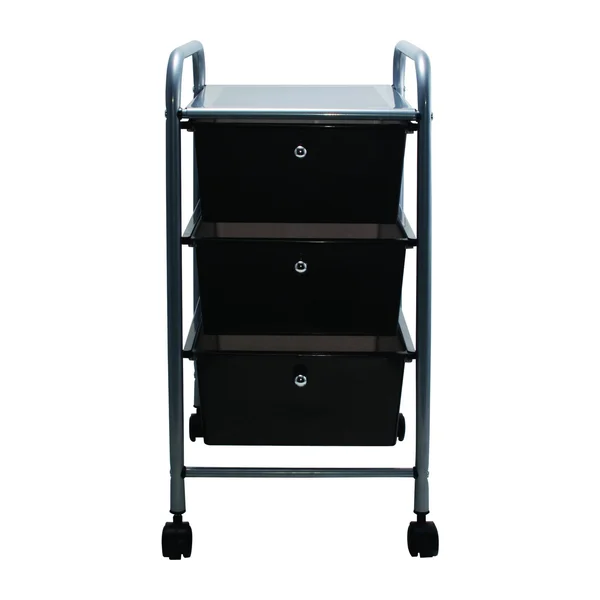 Advantus Organizer;3 Drawer;Smoke - 15.25 x 13 in