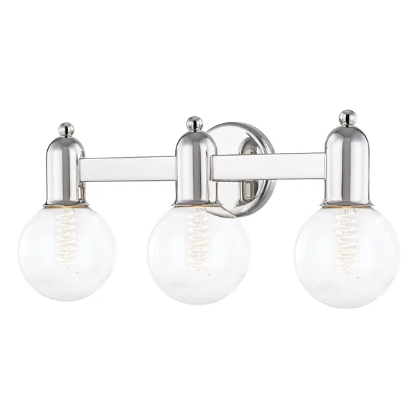 Mitzi H419303-PN Bryce 3 Light Bath Bracket - Polished Nickel