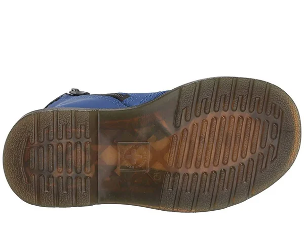 Infant Dr. Martens Brooklee Boot - Kids Unisex, Size: 7 M, Blue Romario Waxy Leather