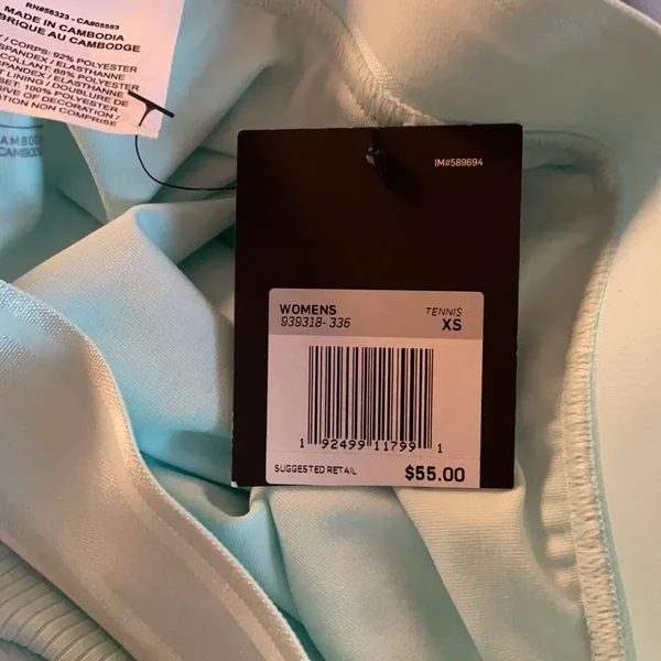 Nike Women's Court Dri-Fit Tennis Skirt, XS, Blue