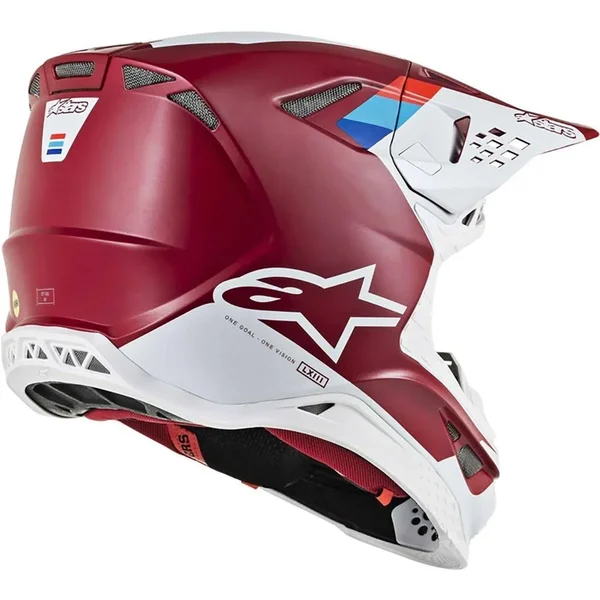 Alpinestars Supertech M8 Contact Helmet - Silver/Black - M