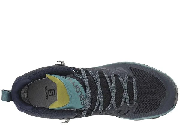 Salomon Women's Outline Mid GTX (9.5 Navy Blazer/Hydro/Guacamole)