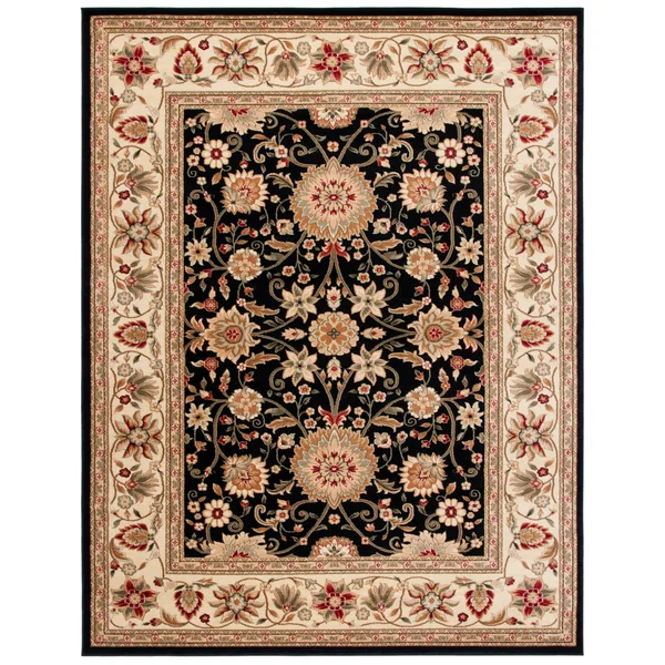 Safavieh Lyndhurst Ambrogina Traditional Rug - 3&3x22 x 3&3x22Round - Beige/Ivory