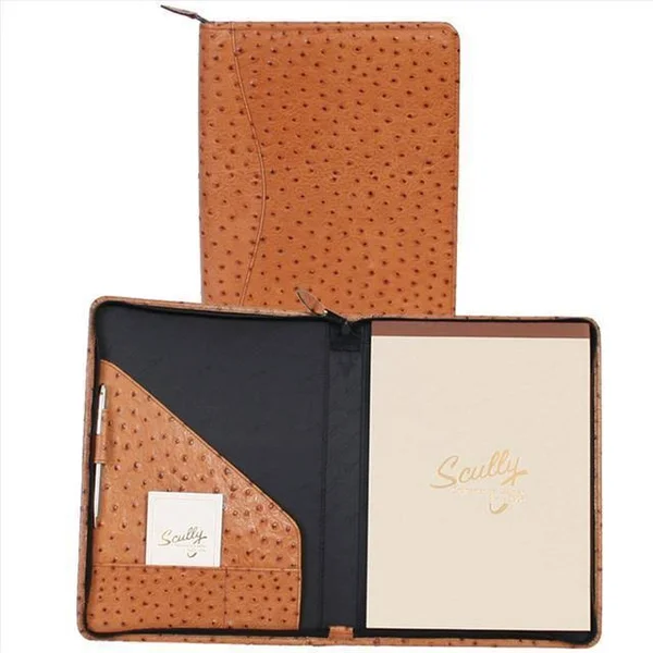 Scully Zip Letter Pad Lizard 5012Z, 10" x 13" x 1"