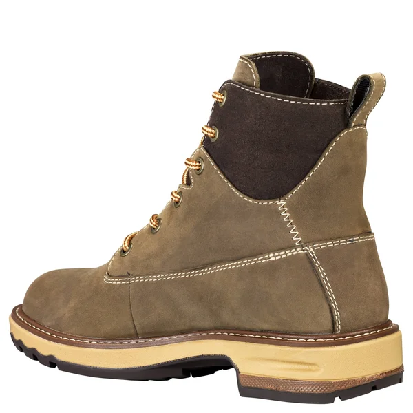 Timberland Women's Pro Hightower 6-Inch Soft-Toe Waterproof Work Boots - Brown, 9