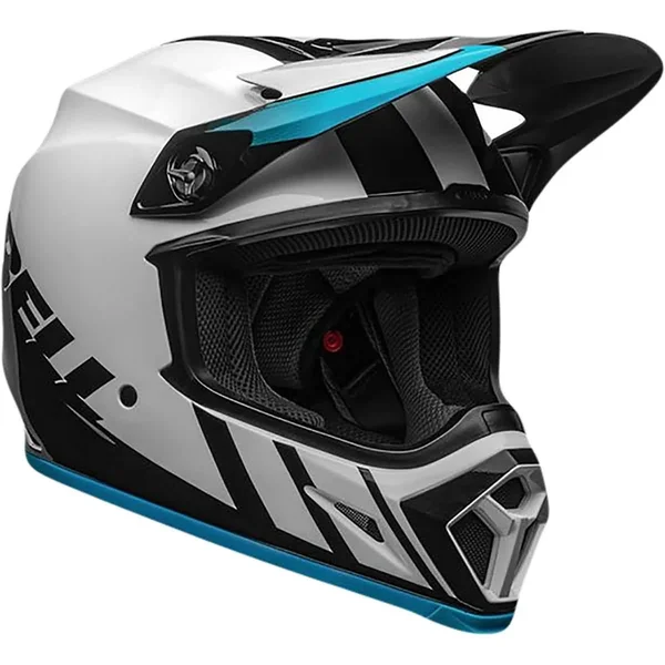 Bell MX-9 Dash MIPS Helmet Large White/Blue
