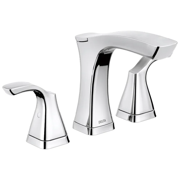 Delta Faucet 3552-MPU-DST Tesla Two Handle Widespread Bathroom Faucet - Chrome