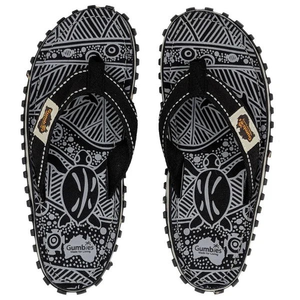 Flip Flops Gumbies Islander - Black Signature 40
