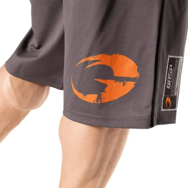 Gasp Official Pro Mesh Shorts in Grey Size S