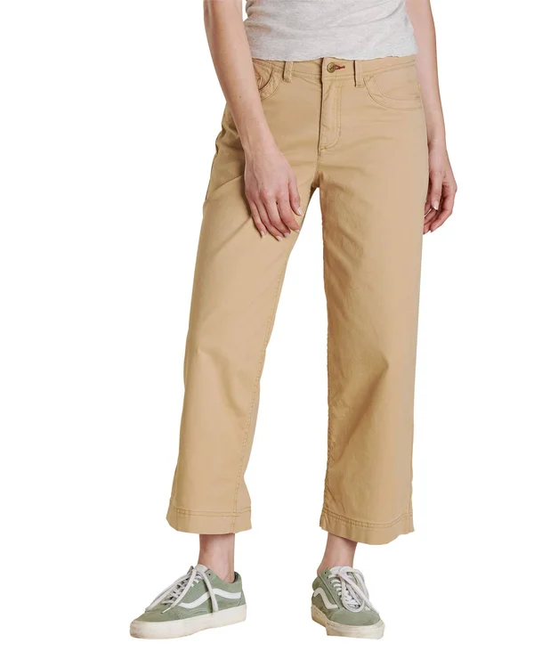Toad & Co Women's Earthworks Wide Leg Pant - 6 - Starfish