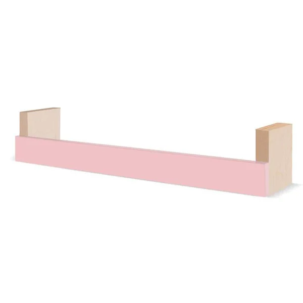 Nico & Yeye Minimo Modern Floating Shelf - Maple (Color: Black, Size: Large)