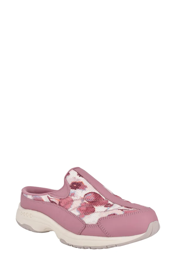 Easy Spirit Traveltime Women's Mules - Size: 10.5, Med Pink