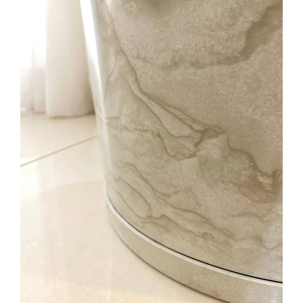 Floridis Genebra Large Red Marble Effect Resin Planter Bowl