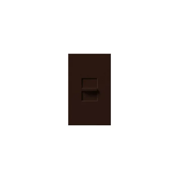 Lutron NTLV-1000-BR Nova T Magnetic Low-Voltage Dimmer, Single-Pole, Brown