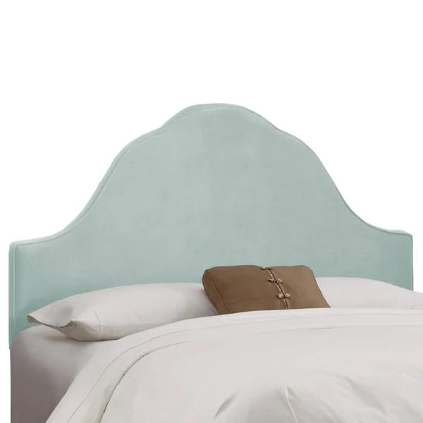 Skyline Furniture Arched Upholstered Panel Headboard - Size: Full - Upholstery: Pool