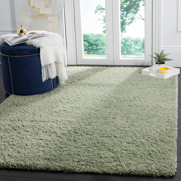 Safavieh Laguna Shag SGL303K 5&3x22 x 7&6x22 Blue Area Rug