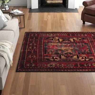 Sparks Southwestern Red/Multi Area Rug Rug Size: Rectangle 5&3x22 x 7&6x22
