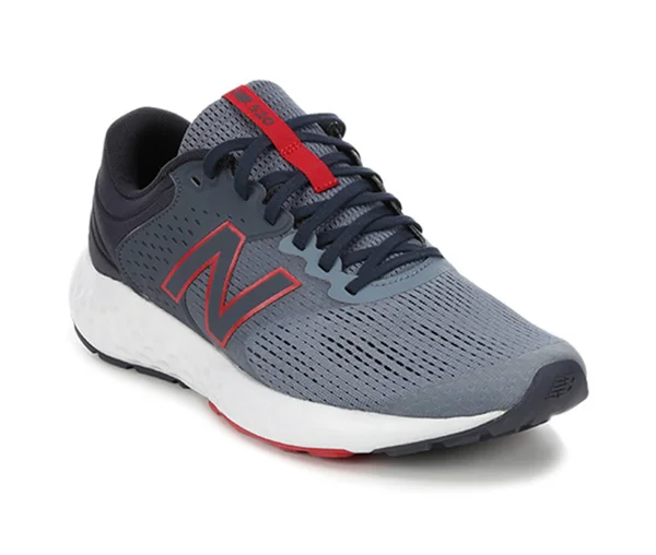 New Balance Men's 520v7 Running Shoe Grey/Red 11.5