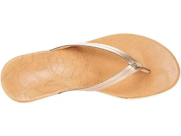 Olukai Women's Honu - Pink Copper/Sahara - 6