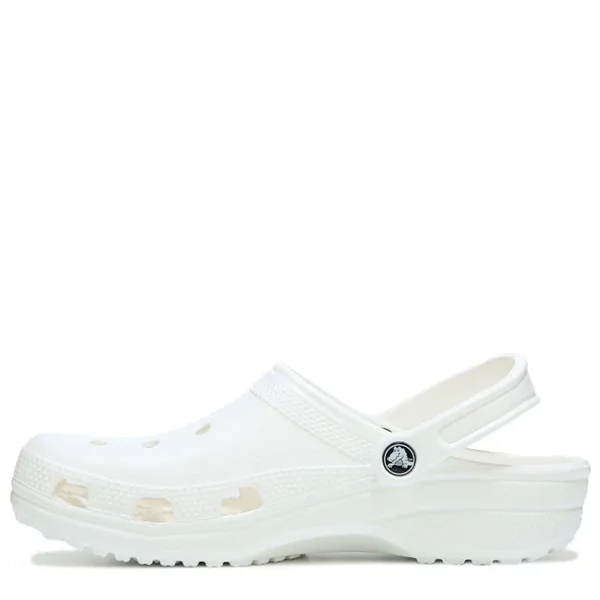 Crocs Unisex Classic Clogs - Size: Men's 17, White