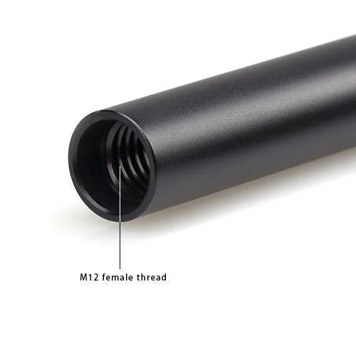 SmallRig Black Aluminum Alloy 15mm Rod - 10cm 4 inch (Pair Pack) 1049