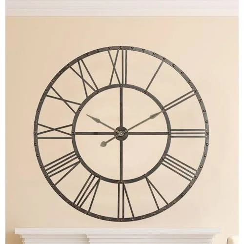 Darby Home Co Oversized Upton 45.75x22 Wall Clock