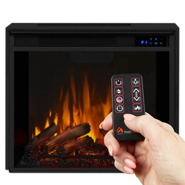 Real Flame 4199 VividFlame Electric Firebox - Black