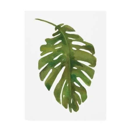 Trademark Art Wild Apple Portfolio 'Tropical Palm Paint' Canvas Art