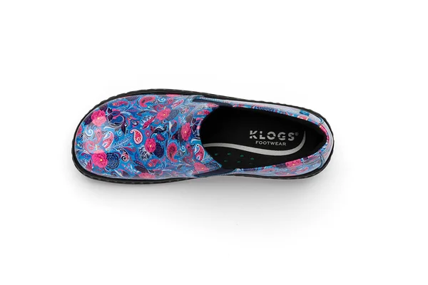 Klogs Footwear Women's Naples Clogs - Wide Blooming Paisley in Size 7