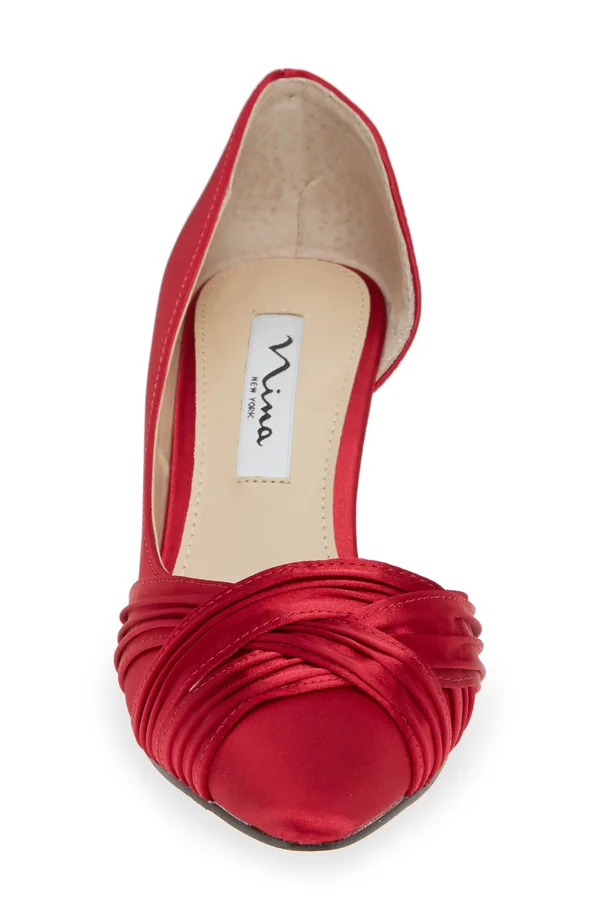 Nina Blakely Evening Pumps - Crimson