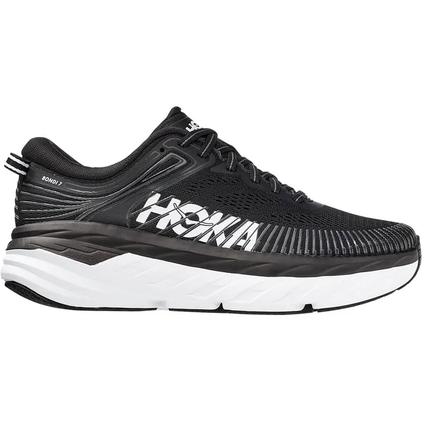 Hoka One One Women's Bondi 7 Black-White - 12