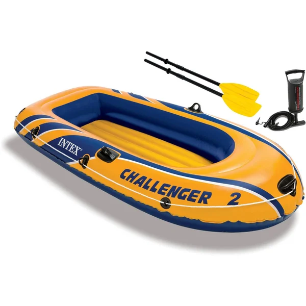 Intex Challenger 2 Inflatable Boat Set with Pump and Oars, 68367EP